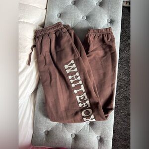 White Fox Boutique Brown Sweatpants